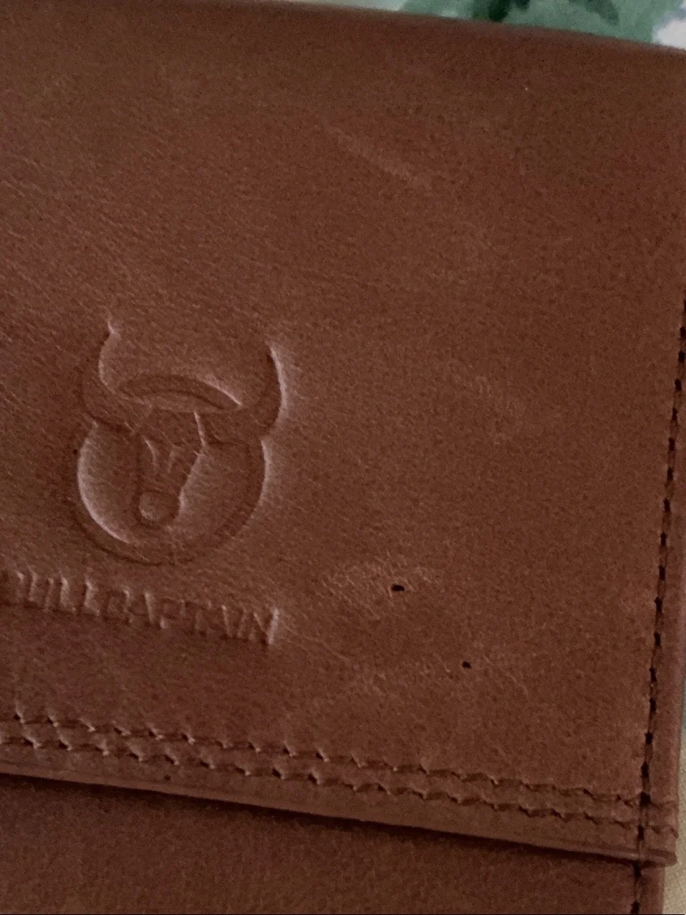 Brown Leather Bi-Fold Wallet for Men